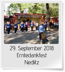 29. September 2018 Erntedankfest Nedlitz