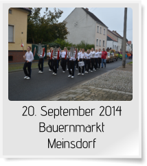 20. September 2014 Bauernmarkt Meinsdorf